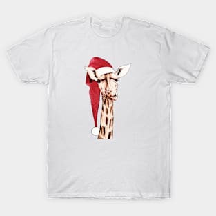 Christmas Giraffe T-Shirt